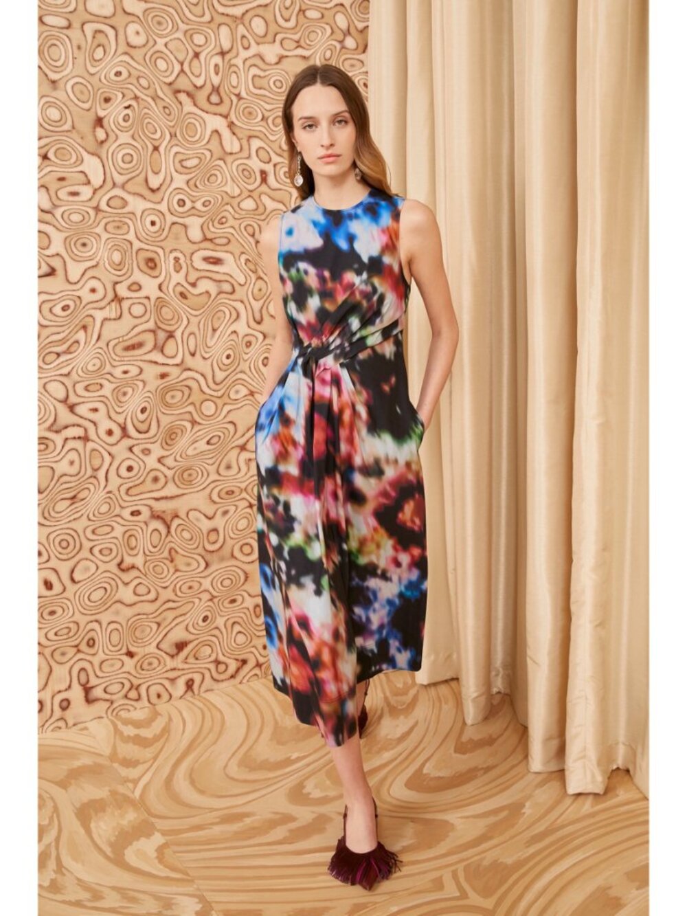 Ulla Johnson Davina Cotton Poplin Midi Dress
